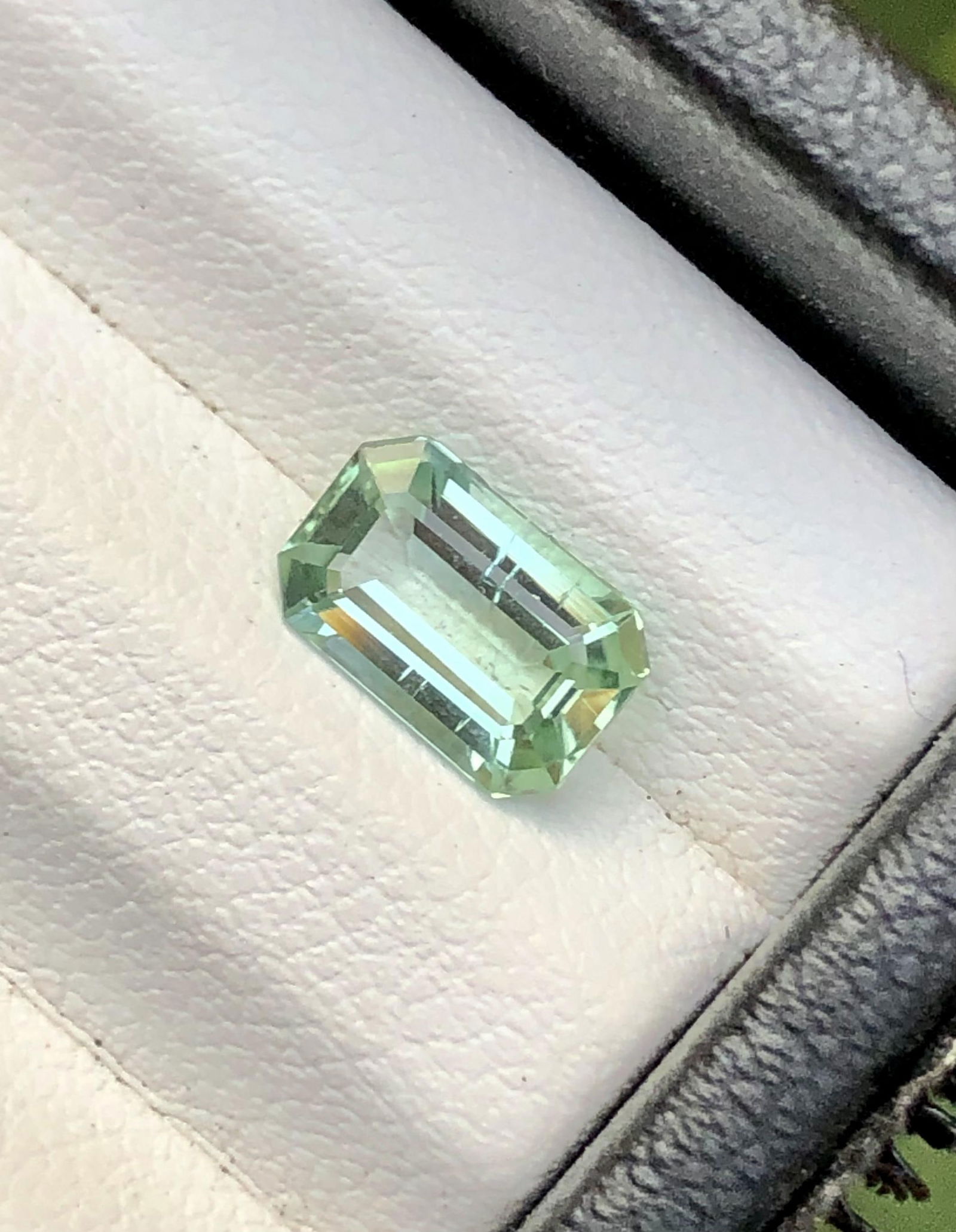 Amazing Tourmaline Greenish Color - 1.60 crts - 9X5X3 mm: Amazing Tourmaline Greenish Color - 1.60 crts - 9X5X3 mm Shipping:
