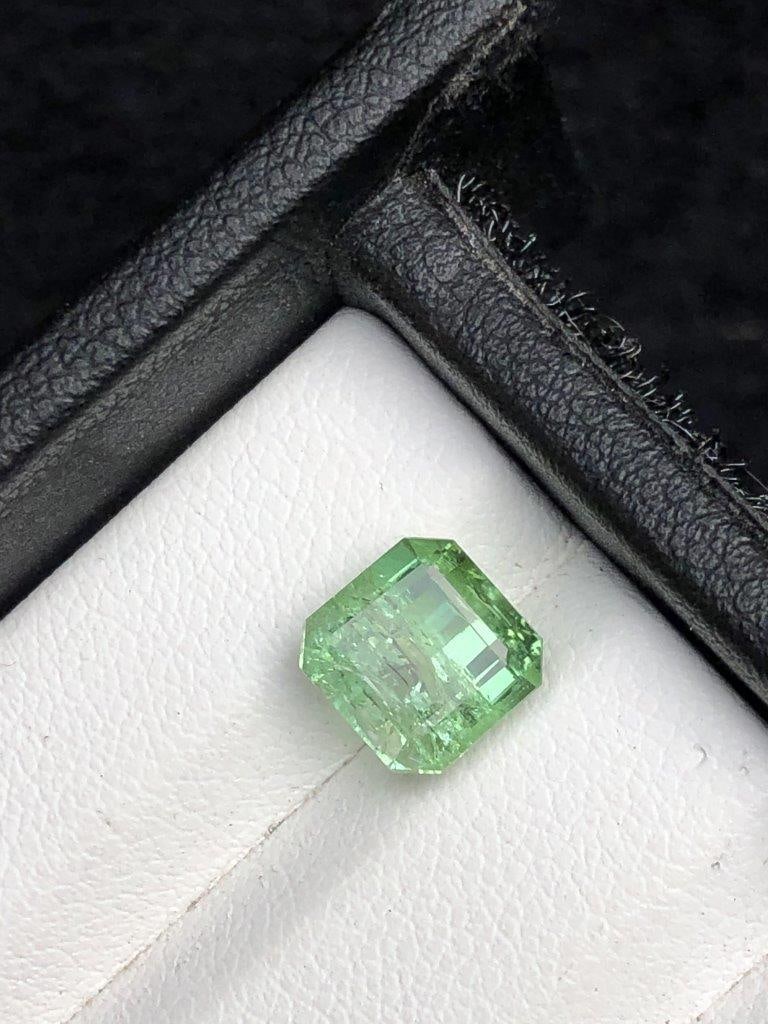 3.05 Carats Green Tourmaline - 7X7X6 mm: 3.05 Carats Green Tourmaline - 7X7X6 mm Shipping: