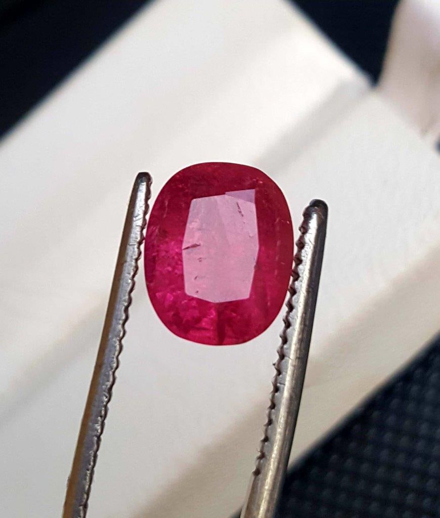 Rubelite Tourmaline - 2.90 Carats: Rubelite Tourmaline - 2.90 CaratsShipping Rate: $15.00 .shipping rates are determined by Parcel weight and destination.Combined shipping: We offer combine shipping on multiple items purchased to