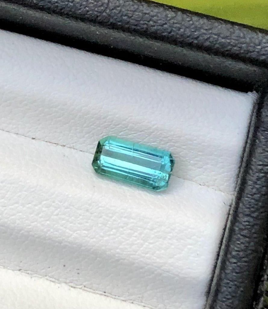 Blue Indicolite Tourmaline Gemstone - 1.10 Carats - 8X4X3 mm: Blue Indicolite Tourmaline Gemstone - 1.10 Carats - 8X4X3 mm Shipping Rate: $15.00 .shipping rates are determined by Parcel weight and destination.Combined shipping: We offer combine shipping on multi