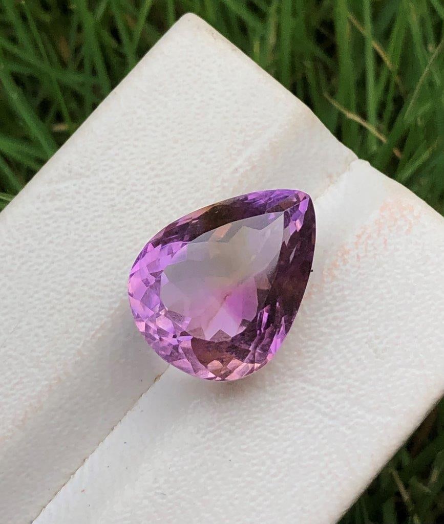 13.60 Carats Pear Ametrine: 13.60 Carats Pear Ametrine - 17X13X10 mmShipping Rate: $15.00 .shipping rates are determined by Parcel weight and destination.Combined shipping: We offer combine shipping on multiple items purchased t