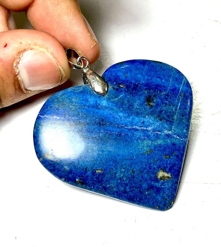 Carved Heart Shape Gemstone Lapis Jewellery (1 of 3)