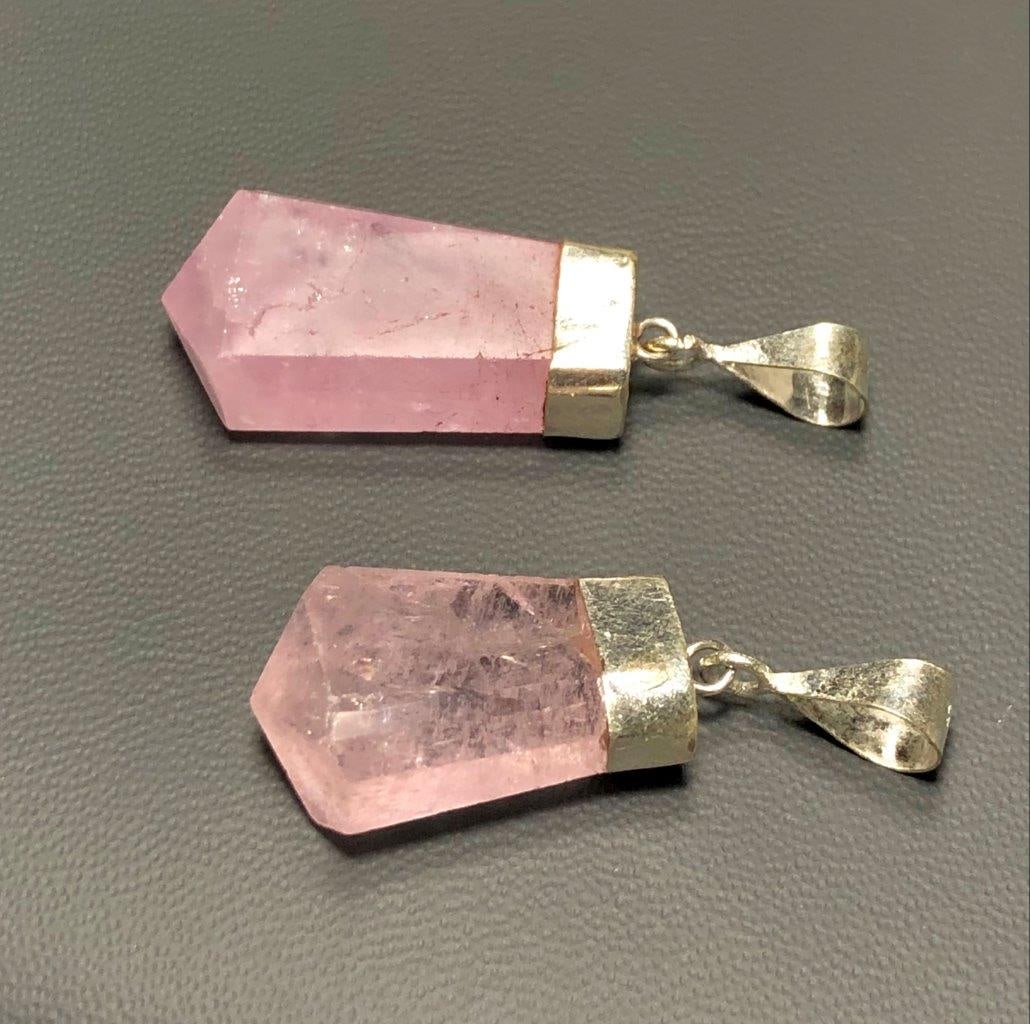 Pink Morganite Pendants (1 of 2)