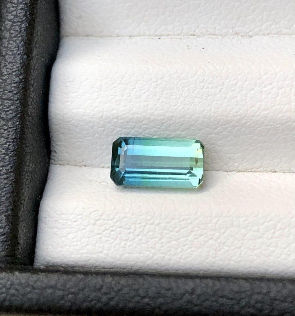 1.40 Carats Natural Tri Color Tourmaline Gemstone - 8X4X4 mm (1 of 5)