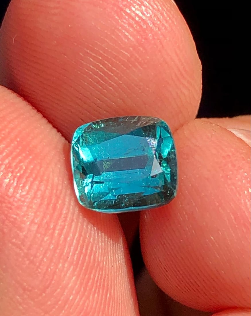 2.55 Carats Natural Blue Tourmaline Gemstone - 7.5X7X6 mm: 2.55 Carats Natural Blue Tourmaline Gemstone - 7.5X7X6 mmShipping Rate: FREE SHIPPINGshipping rates are FREE WORLDWIDECombined shipping: We offer combine shipping on multiple items purchased to reduce