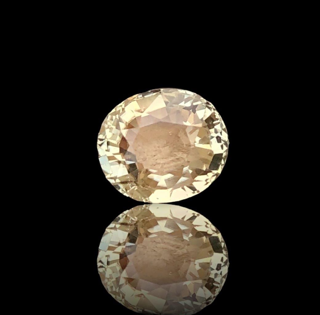 Light Yellow Natural Tourmaline - 3.60 Carats - 10X9X6 mm: Light Yellow Natural Tourmaline - 3.60 Carats - 10X9X6 mmShipping Rate: $15.00 .shipping rates are determined by Parcel weight and destination.Combined shipping: We offer combine shipping on multiple