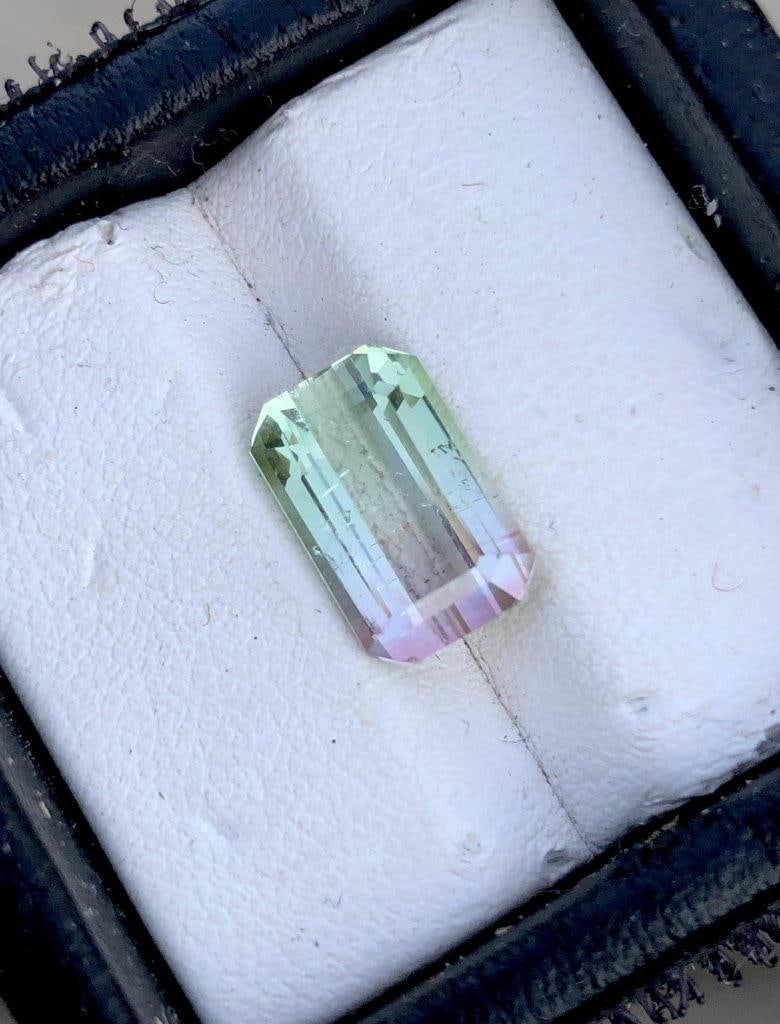Bi Colour Natural Tourmaline - 4 Carats - 12X7X5 mm (1 of 7)