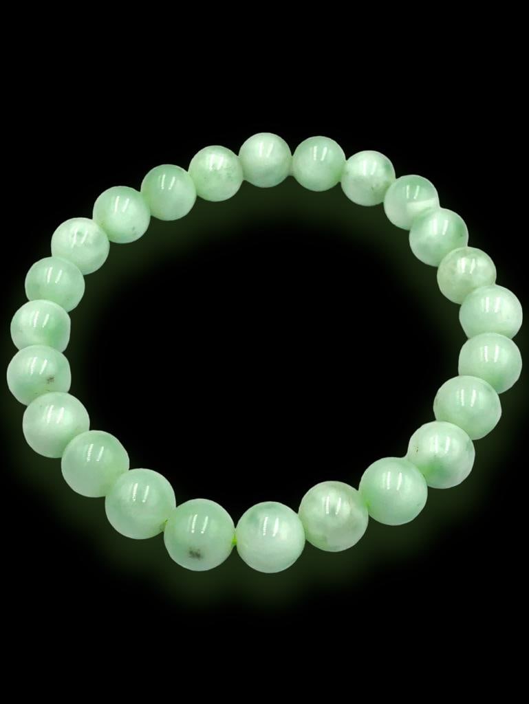 Jade Bracelet - Beaded Handmade Jewelry (1 of 3)