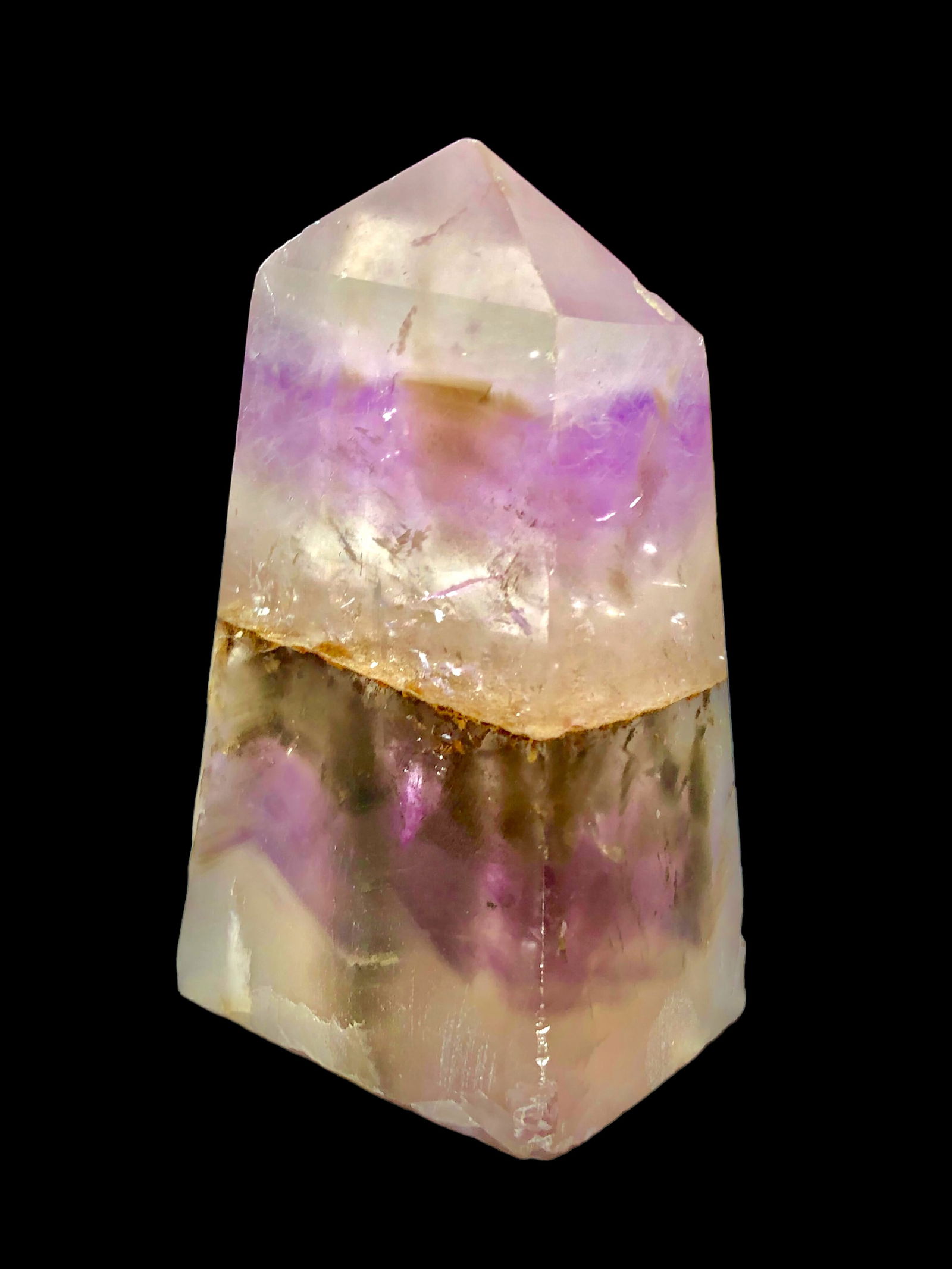 Polished Fluorite Crystal Obelisk Wand Point Healing Tower (1 of 2)