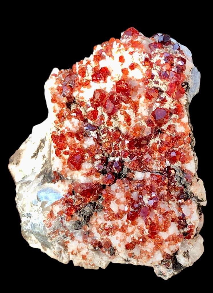 Collector's Piece Spessartine Garnet Mineral Specimen 151 Grams -58X62X40 mm: Collector's Piece Spessartine Garnet Mineral Specimen 151 Grams -58X62X40 mmShipping Rate: FREE SHIPPING .shipping rates are determined by Parcel weight and destination.Combined shipping: We offer com