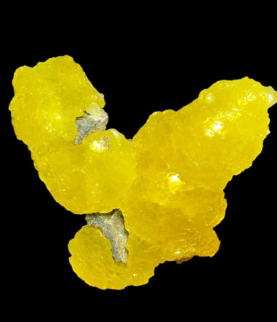 36.72 Grams Brucite Mineral Specimen yellow brucite crystal Raw brucite mineral specimen for (1 of 5)