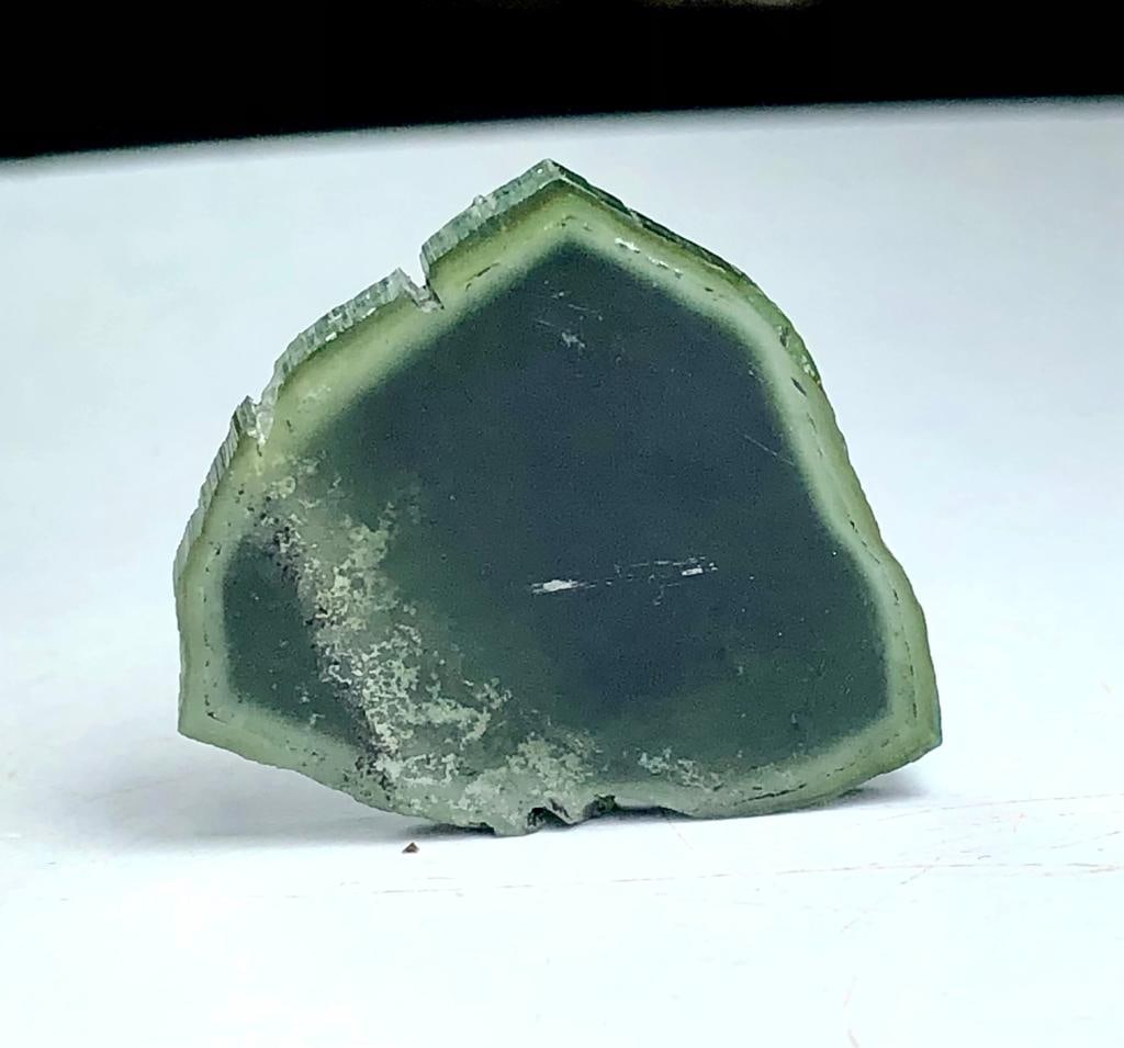 16 Carats Beautiful Tourmaline Slice - 24X21X3 mm (1 of 4)