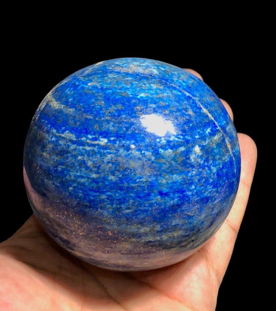 1 KG Natural Lapis Lazuli Polished Sphere (1 of 3)