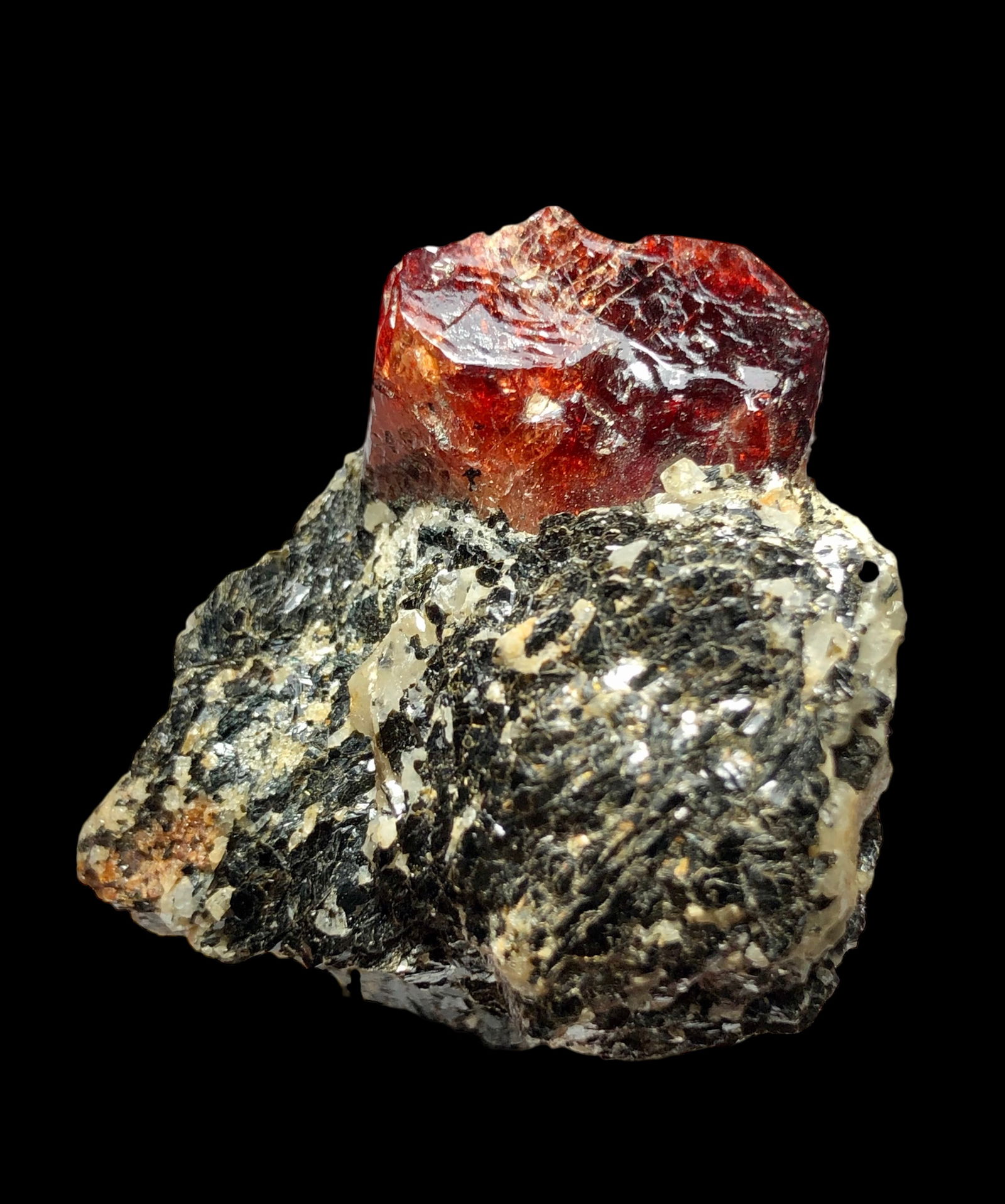 Natural Zircon Crysral On Matrix - 34.11 grams - 40X35X20 mm (1 of 4)