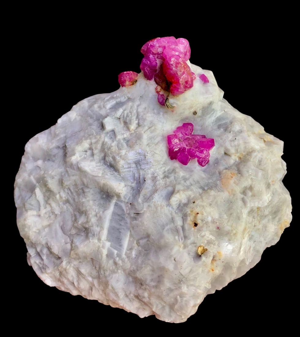 Collection Piece - Amazing Ruby Crystals On Matrix - 350 Grams (1 of 5)