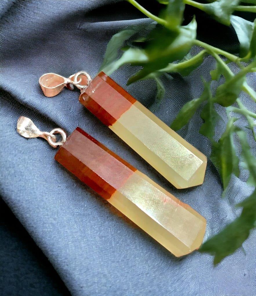 Multi Color Paired Onyx Pendants (1 of 2)