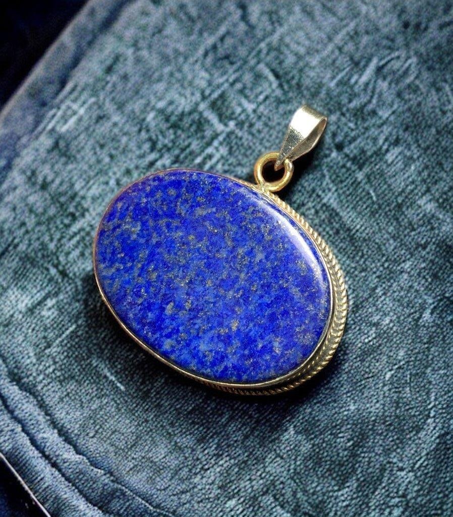 Lapis Pendant in Silver - 2