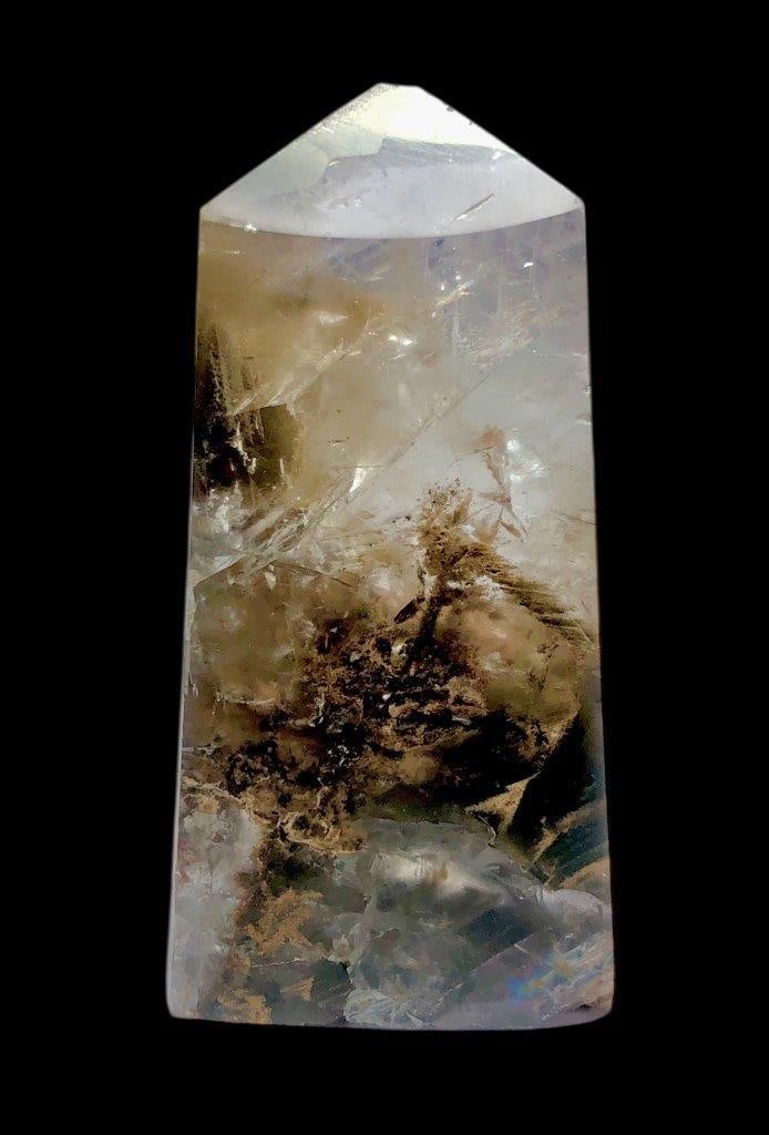 Natural Fluorite Crystal Tower | Hand-Polished Gemstone Obelisk: Enhance your space with the natural beauty of this Natural Fluorite Crystal Tower, carefully hand-polished to highlight the stone’s unique colors and patterns. Each gemstone obelisk is crafted from