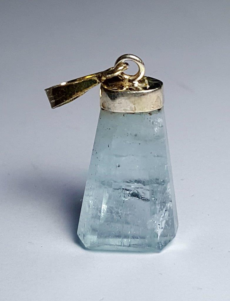 Sterling Silver Aquamarine Natural Pendant (1 of 2)