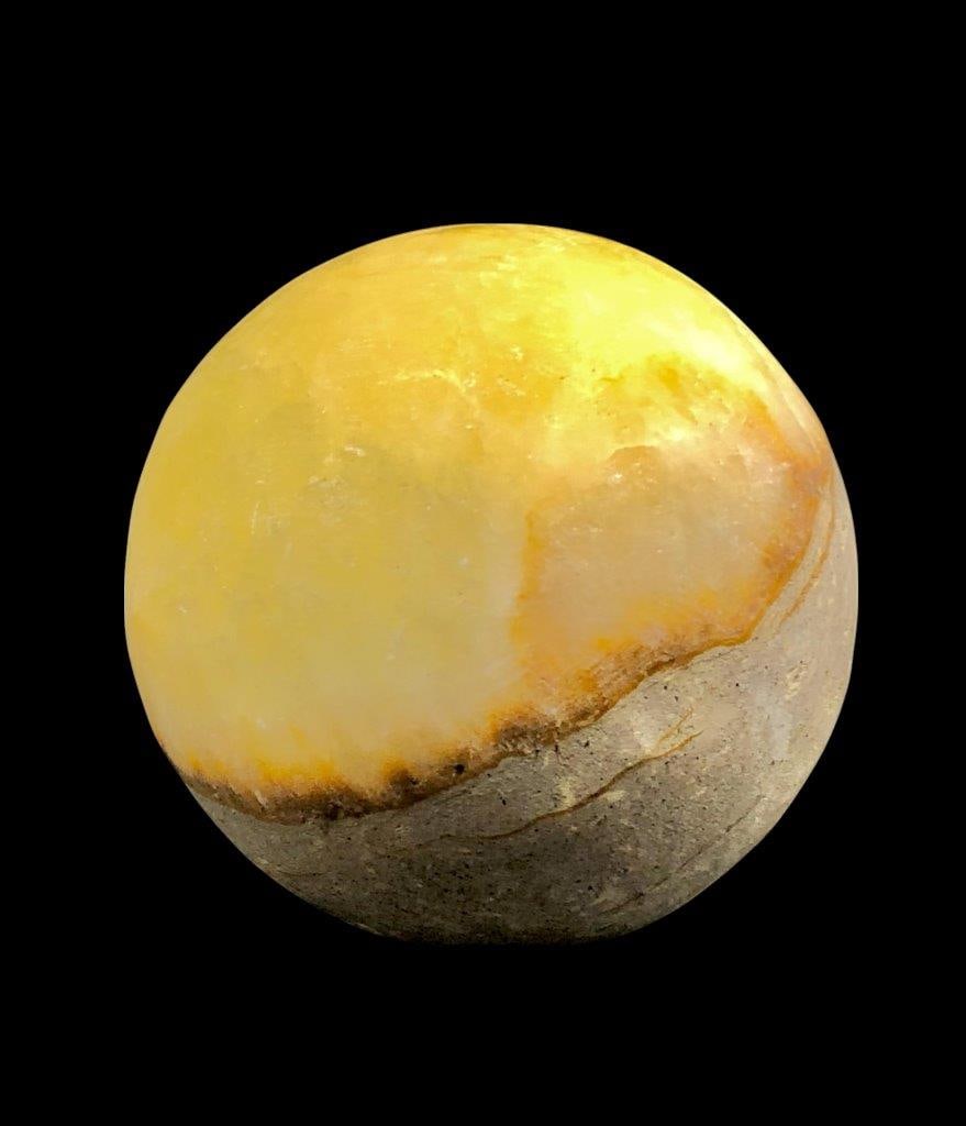 Banded Cslcite Healing Sphere 650 Grams (1 of 4)