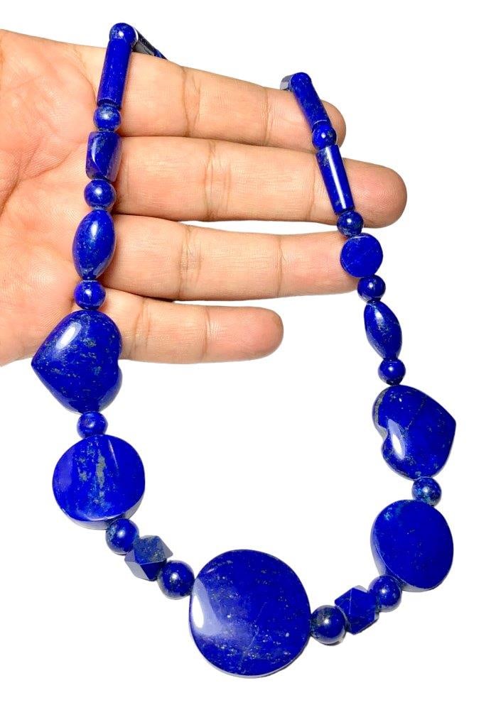 AAA Quality Blue Lapis Lazuli Necklace Jewelry Unique Designer Jewelry (1 of 6)