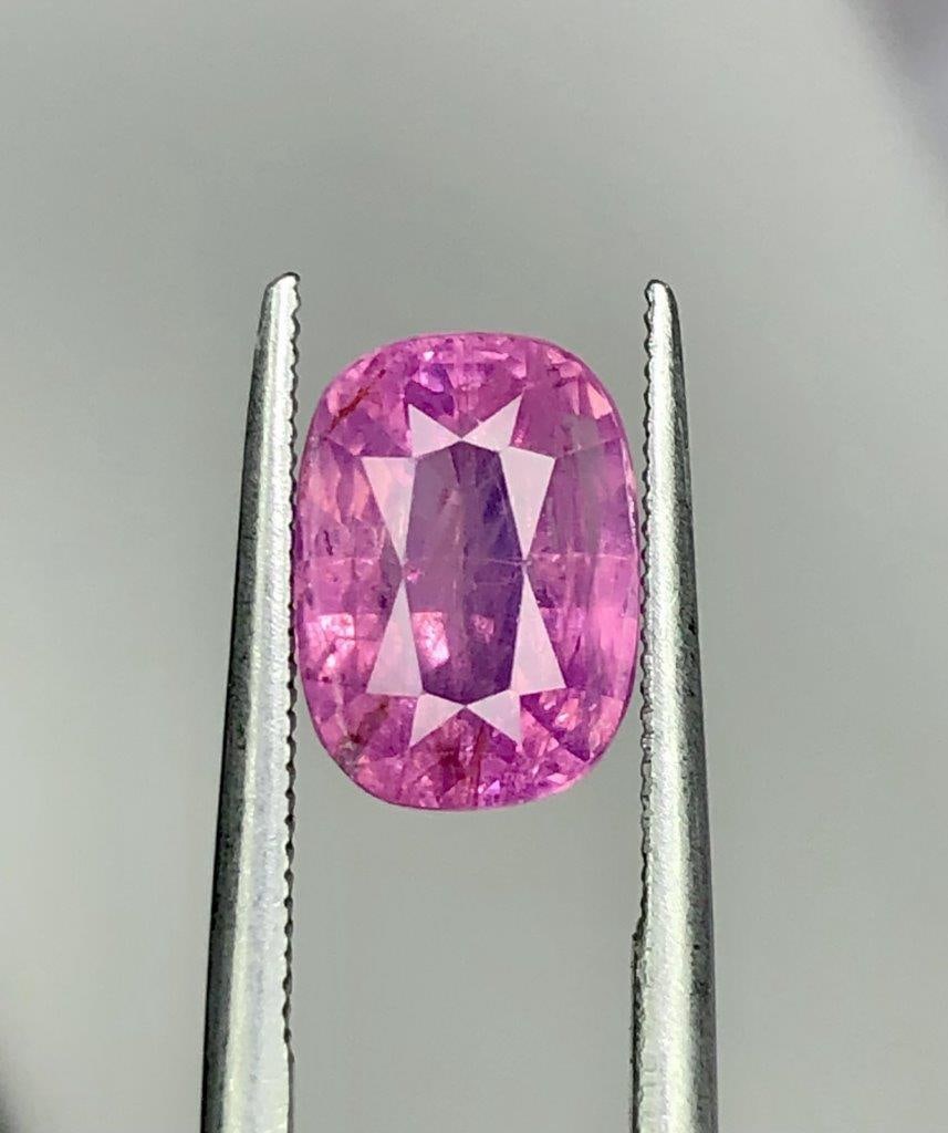 3.30 Carats Natural Pink Sapphire Gemstone - 9X7X6 mm: 3.30 Carats Natural Pink Sapphire Gemstone - 9X7X6 mm Choose design of your own and we will make it for youWe accept custom order in Sterling Silver, Gold and Platinum in WholeSale PriceColored Gems D