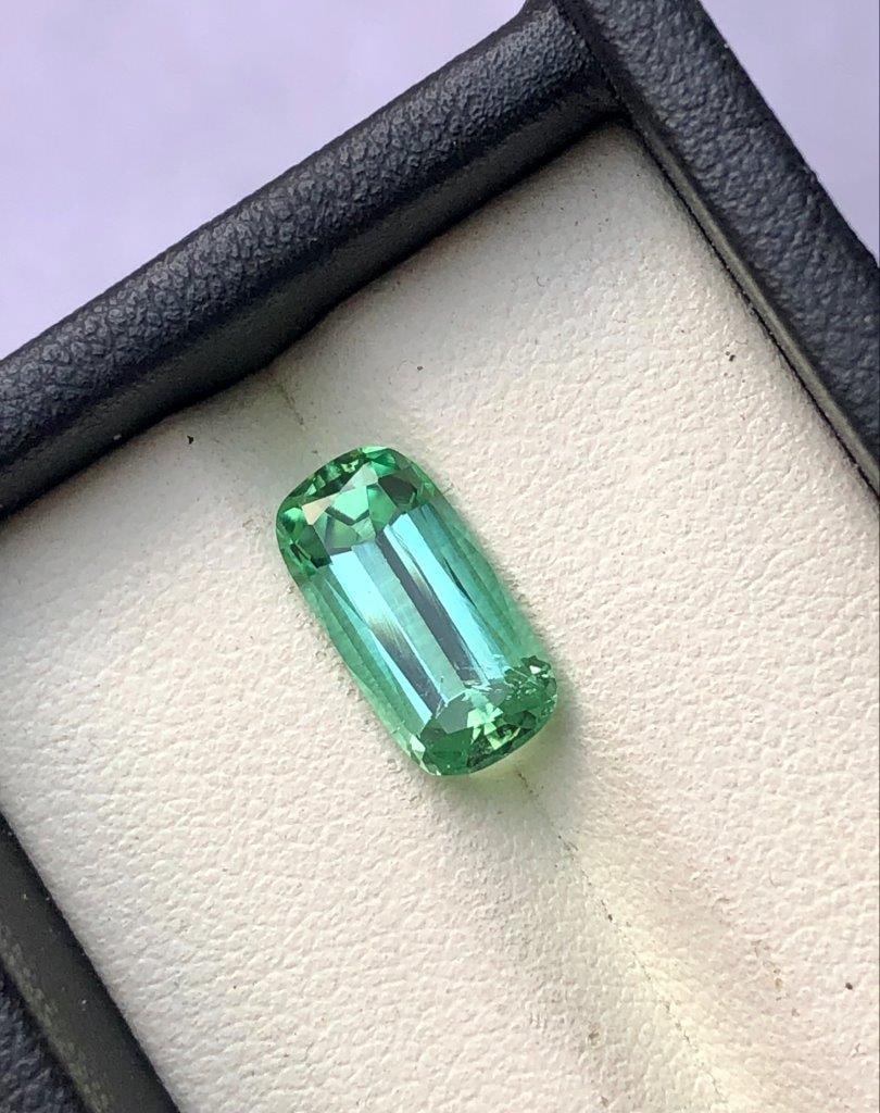 2.95 Carats High Quality Mint Green Tourmaline Gemstone - 13X7X5 mm (1 of 3)