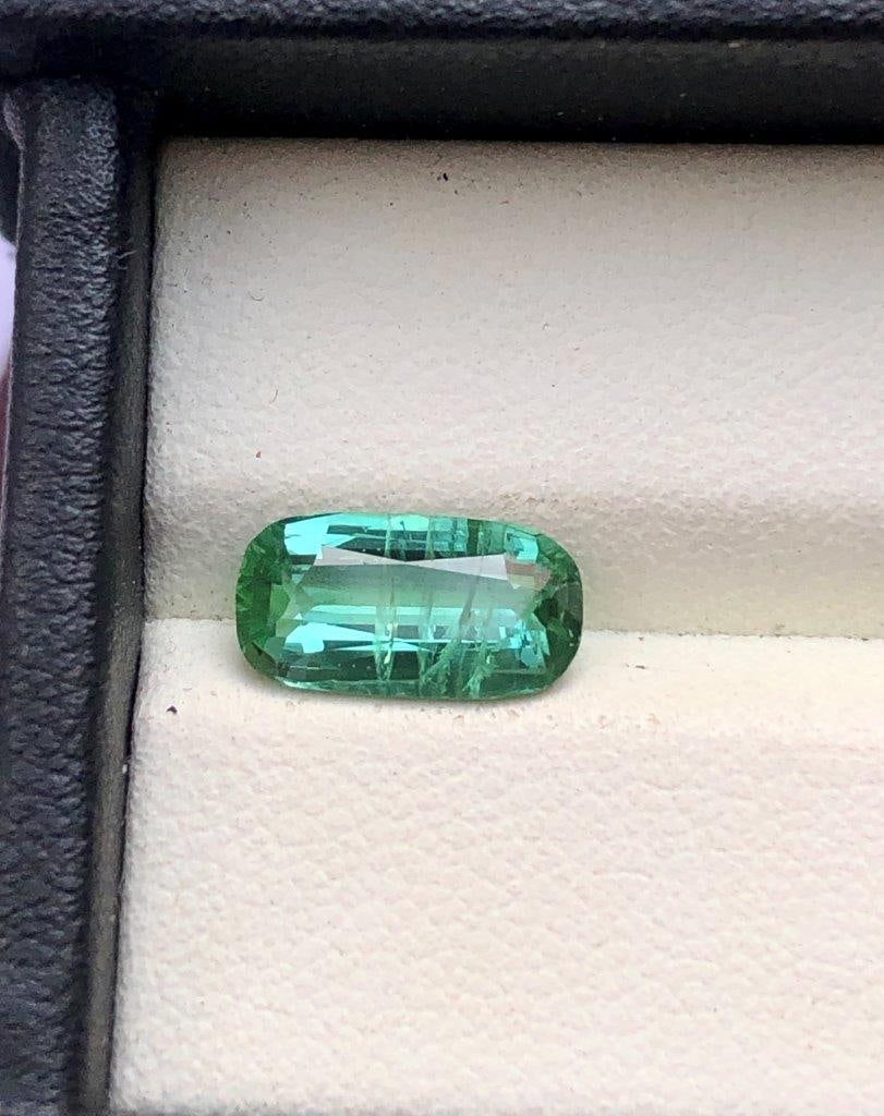 2 Carats Mint Green Tourmaline Gemstone - 12X6X4 mm: 2 Carats Mint Green Tourmaline Gemstone - 12X6X4 mm SHIPPING: 23$ Worldwide
