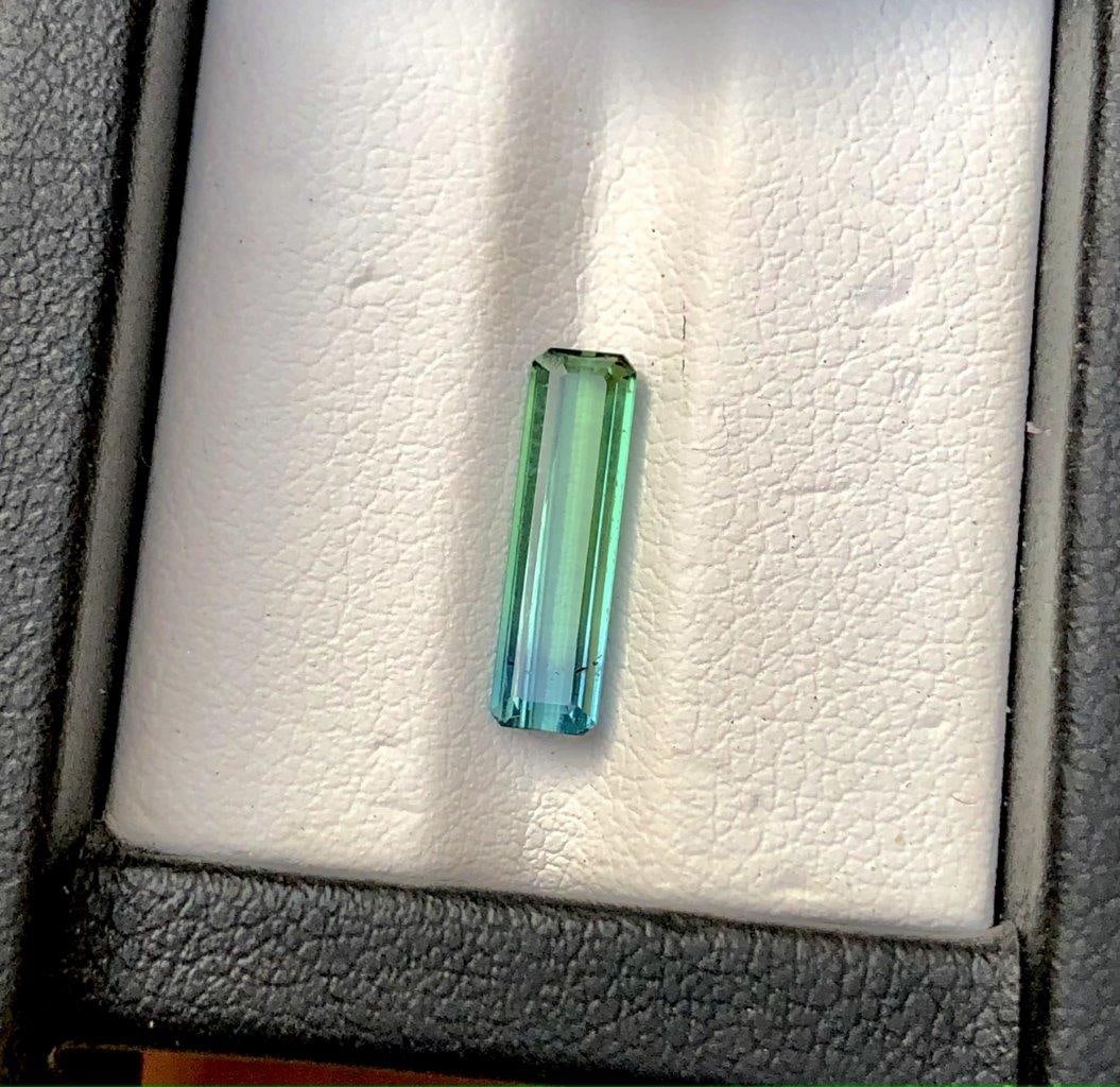 1.50 Carats Natural Bluish Green Tourmaline Gemstone - 18X4X3 mm: 1.50 Carats Natural Bluish Green Tourmaline Gemstone - 18X4X3 mm SHIPPING: 23$ Worldwide