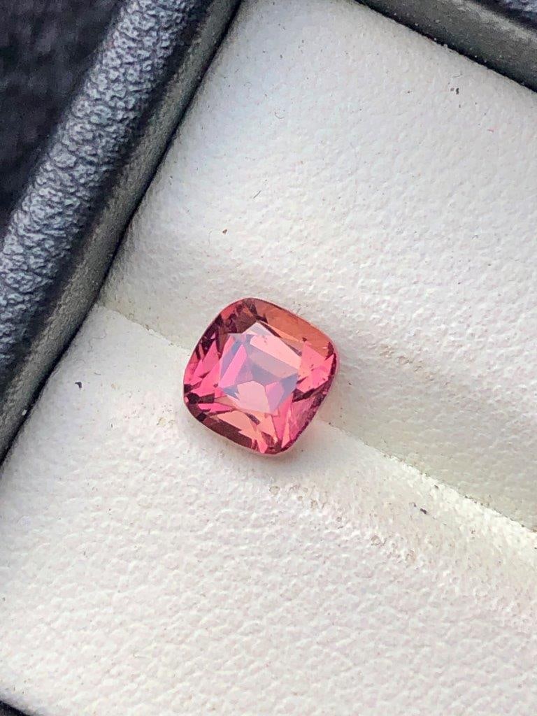 1.40 Carats Flawless Deep Pink Tourmaline Gemstone for RING - 6X6X5 mm: 1.40 Carats Flawless Deep Pink Tourmaline Gemstone for RING - 6X6X5 mm SHIPPING: 23$ Worldwide