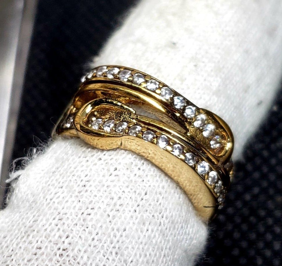 Bronze Turkish Jewelry - Golden Mossonite' Ring: Bronze Turkish Jewelry - Golden Mossonite' Ring FREE SHIPPING Shipping rates are determined by Parcel weight and destination.