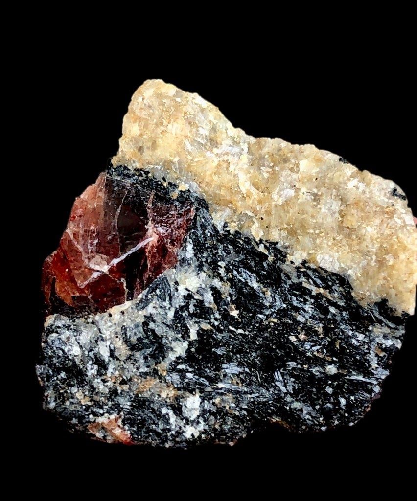 Natural Zircon Crystal With Mother Rock Specimen - 54.7 Grams - 50X35X18 mm: Natural Zircon Crystal With Mother Rock Specimen - 54.7 Grams - 50X35X18 mmShipping Rate: 23$ WorldWideshipping rates are determined by Parcel weight and destination.Combined shipping: We offer combin