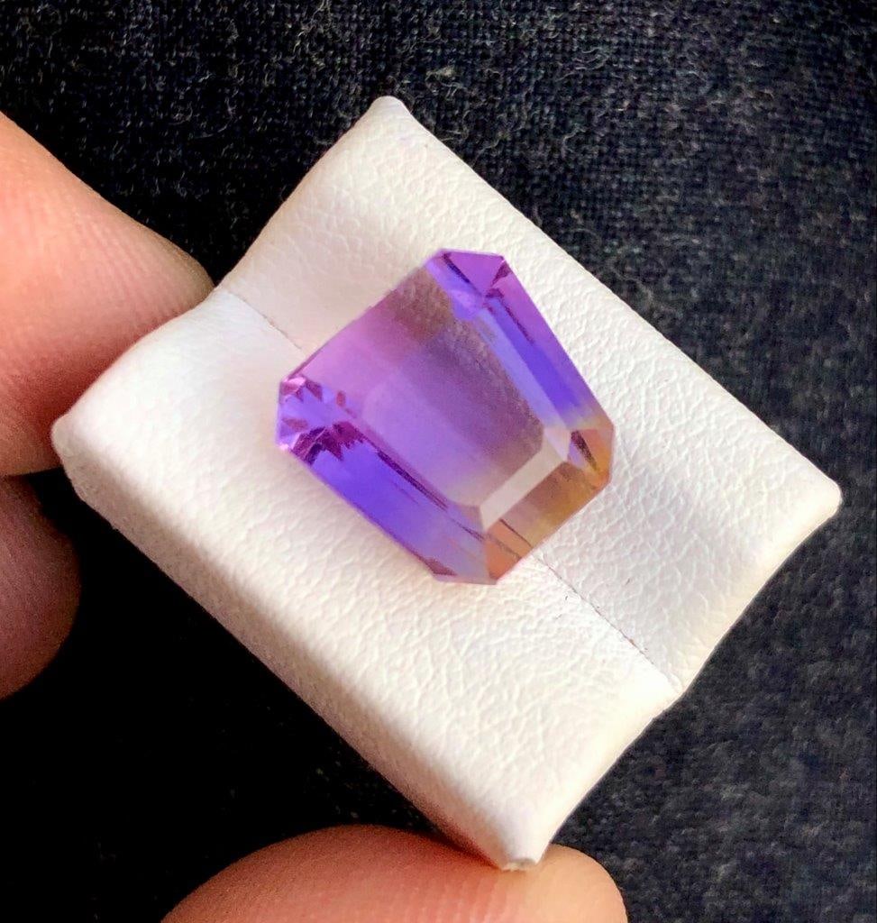 8.25 Carats Natural Ametrine CutStone - 11X11X9 mm: 8.25 Carats Natural Ametrine CutStone - 11X11X9 mmShipping Rate: $15.00 .shipping rates are determined by Parcel weight and destination.Combined shipping: We offer combine shipping on multiple items p