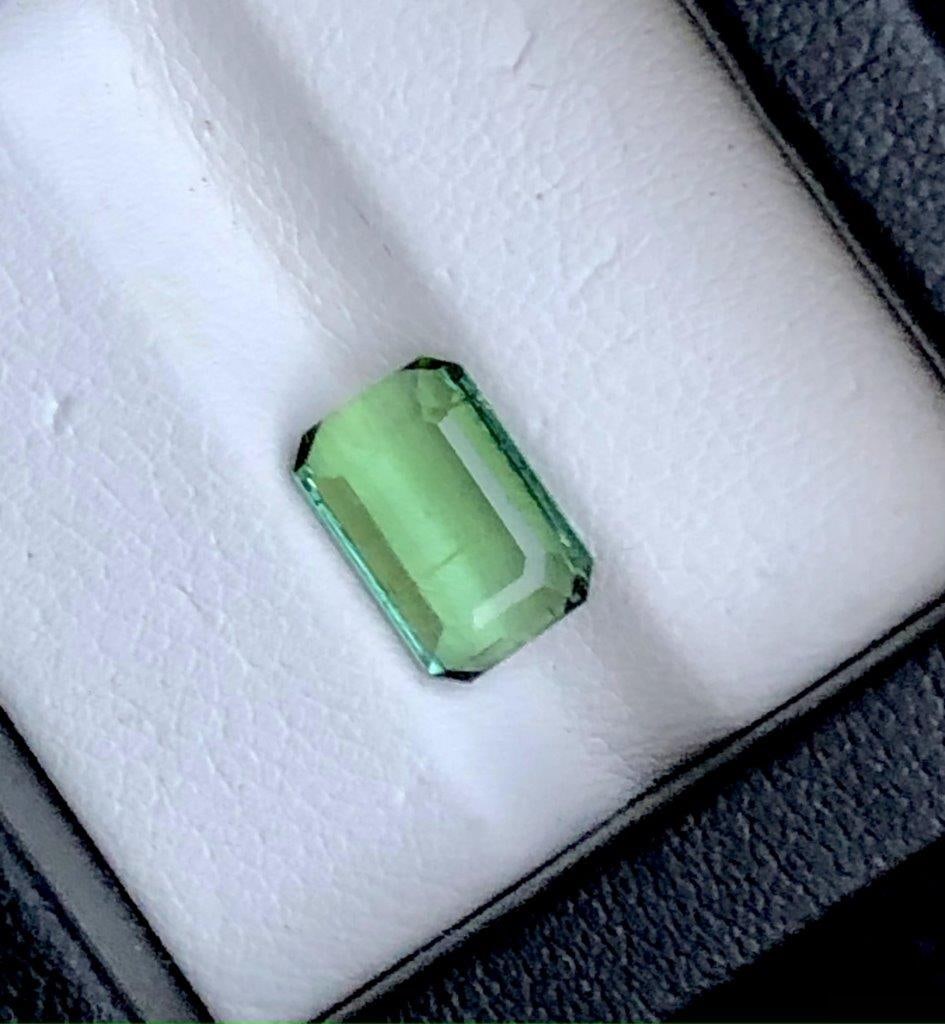 1.85 Carats Natural Green Tourmaline Gemstone - 9X6X3 mm: 1.85 Carats Natural Green Tourmaline Gemstone - 9X6X3 mm Shipping Rate: $15.00 .shipping rates are determined by Parcel weight and destination.Combined shipping: We offer combine shipping on multiple