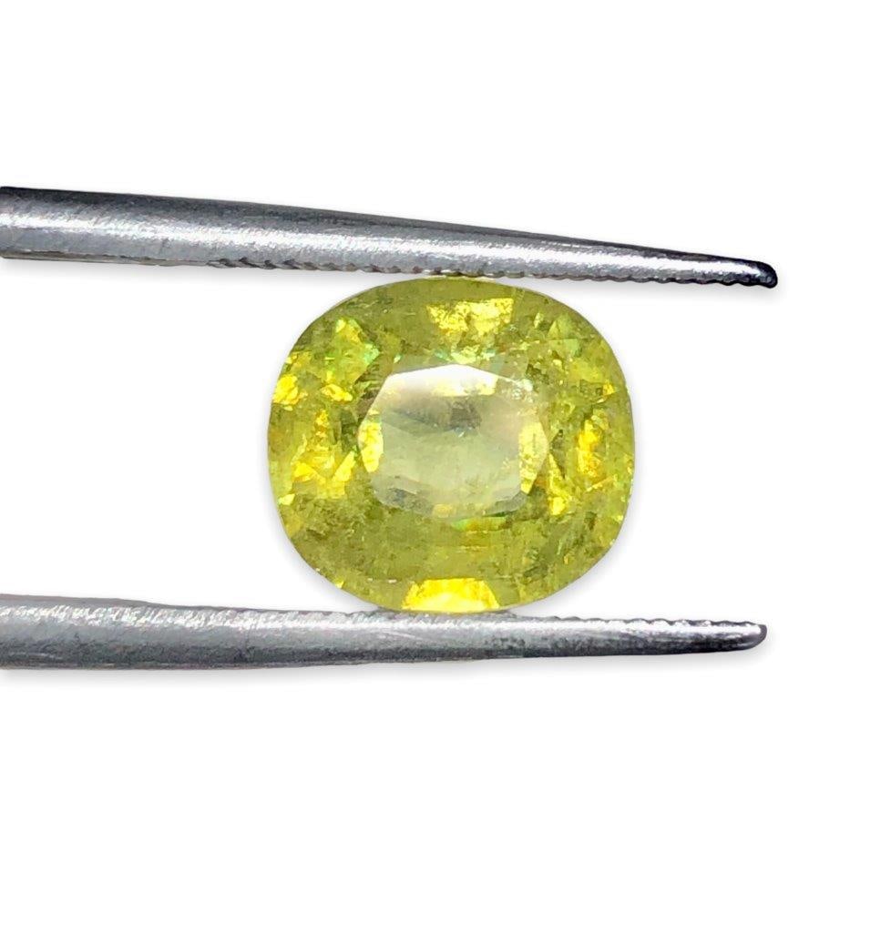 3 Carats Jewelry Size Natural Sphene - 9X8X6 mm (1 of 4)