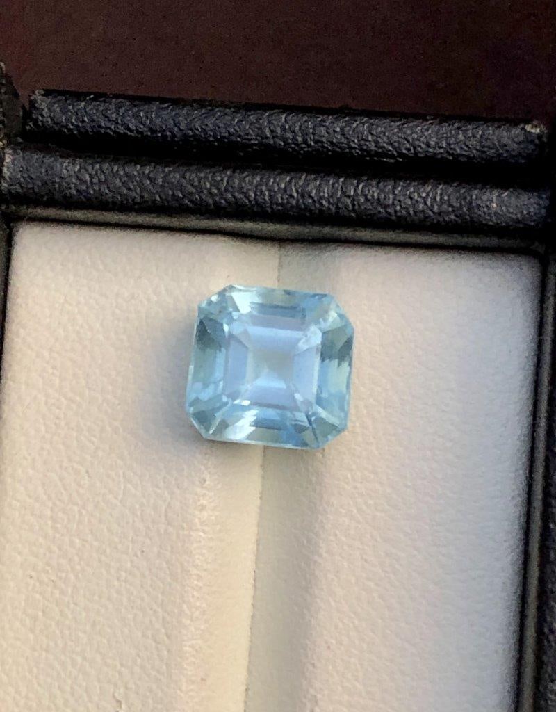 4.75 Carats Natural Santa Maria Aquamarine Gemstone - 10X10X8 mm: 4.75 Carats Natural Santa Maria Aquamarine Gemstone - 10X10X8 mm Shipping Rate: $15.00 .shipping rates are determined by Parcel weight and destination.Combined shipping: We offer combine shipping on m