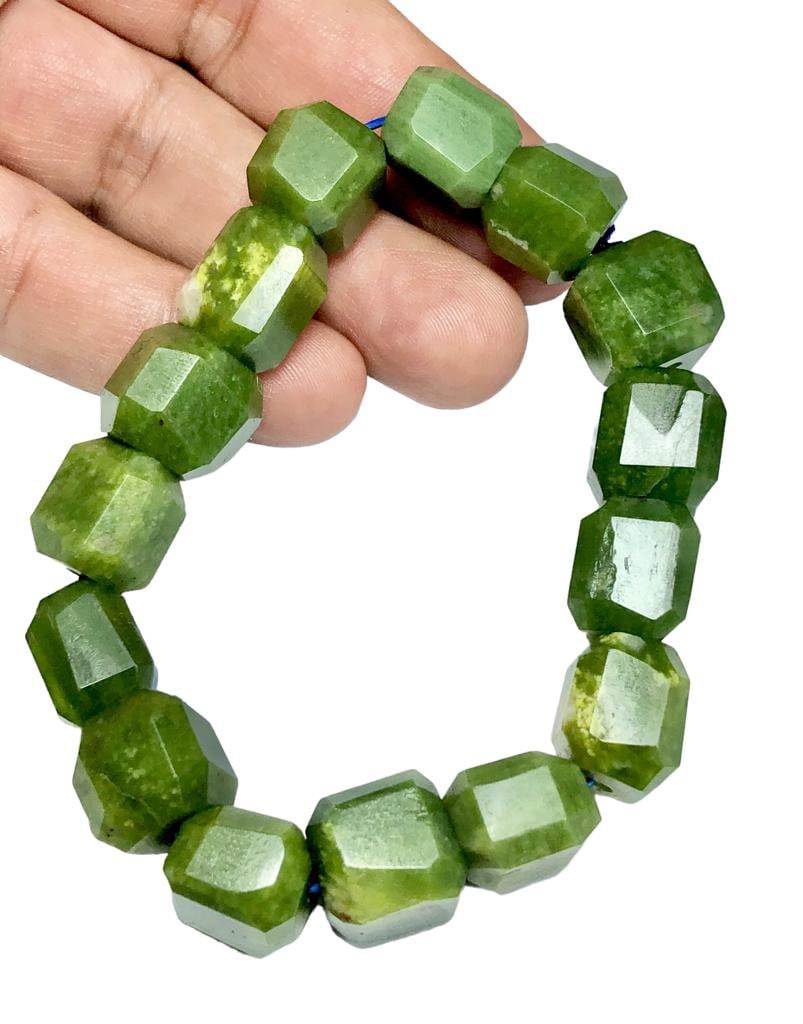 Green Nephrite Bracelet for women (1 of 3)