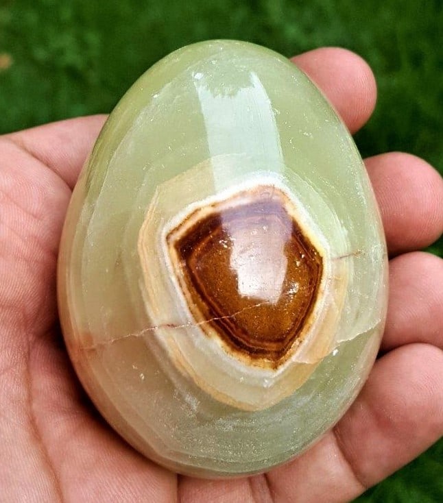 Multi Colored Onyx EGG - 252 Grams - 4
