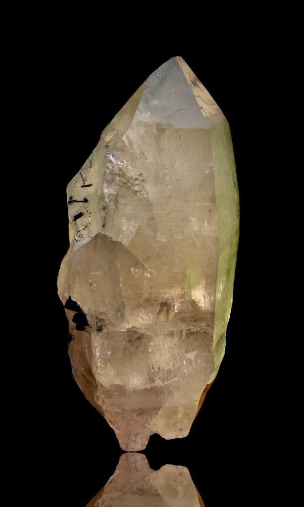 747 Grams Healing Quartz With Black Tourmaline - 154X75X53 mm (1 of 4)