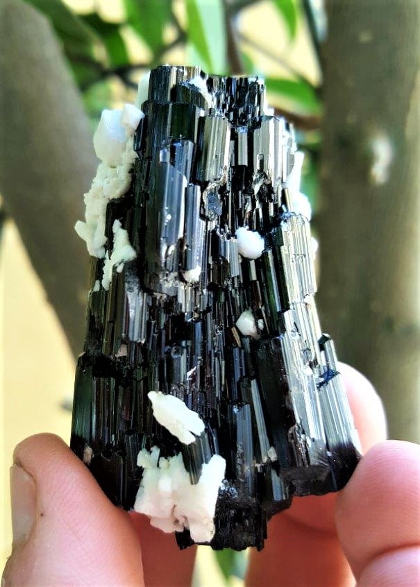 CLUSTER Black Tourmaline Crystal 68.75 Grams: CLUSTER Black Tourmaline Crystal 68.75 Grams - 60X37X30 mmShipping Rate: $23.00 .shipping rates are determined by Parcel weight and destination.Combined shipping: We offer combine shipping on