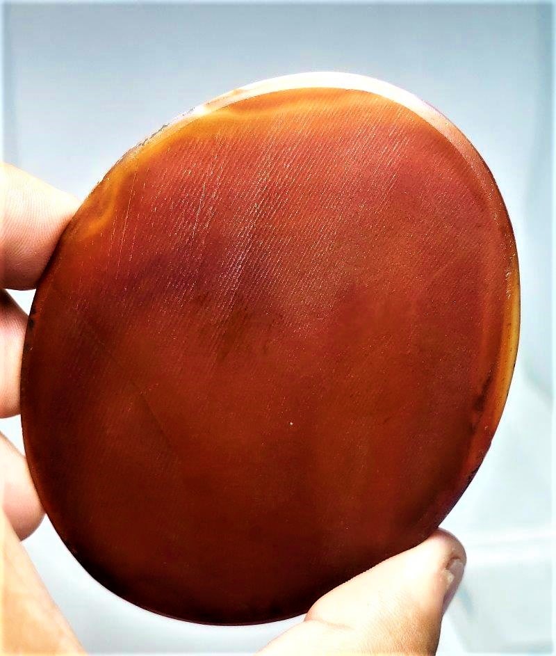 Natural Round Agate Slice - 2