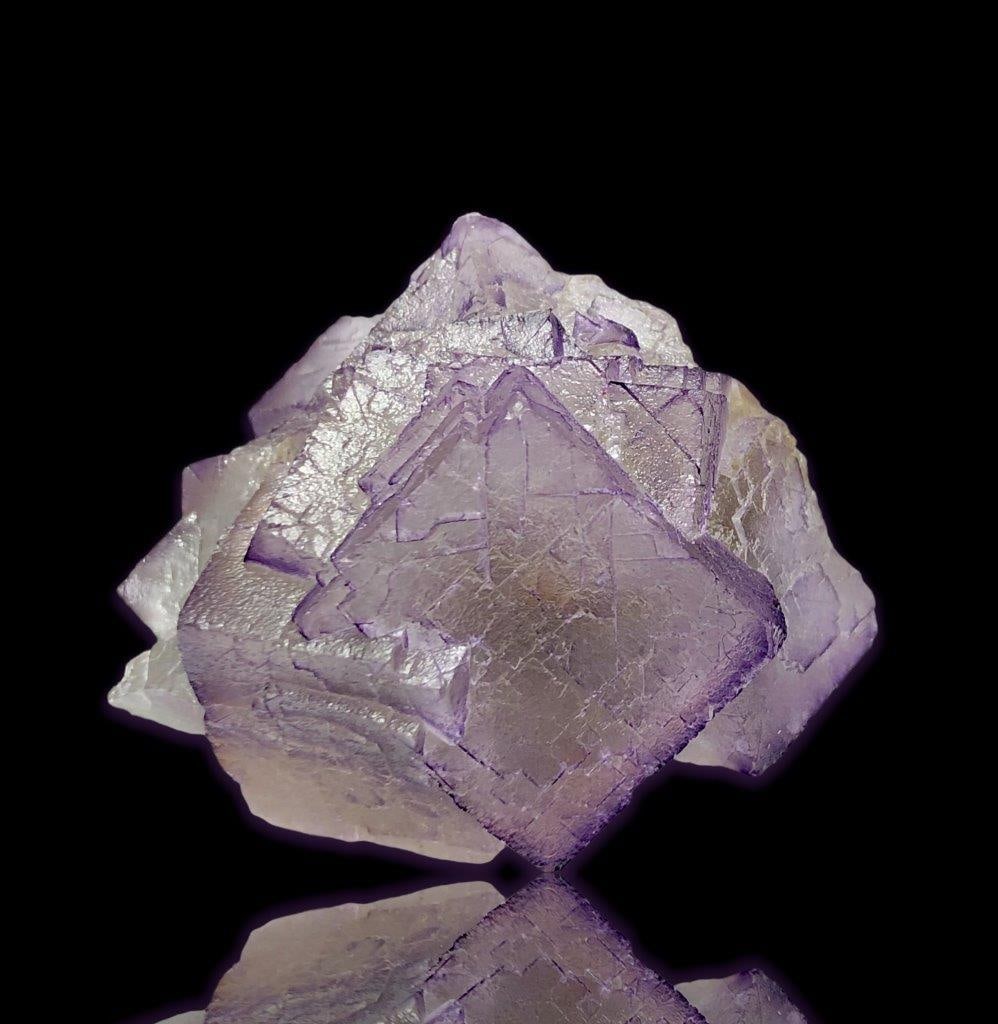 Phantom Cubic Fluorite Specimen - 190 Grams - 70X50X40 mm (1 of 5)