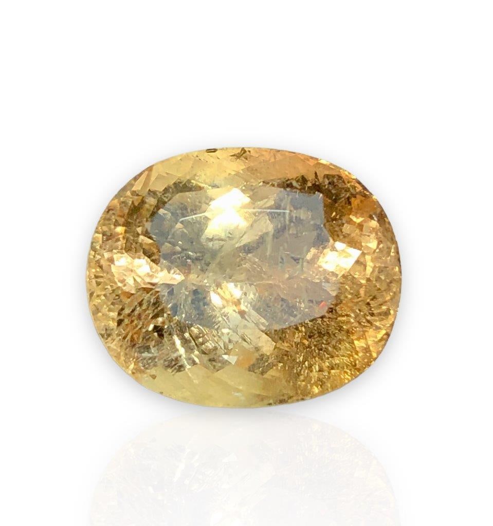 21.80 carats Amazing Golden Topaz Gemstone - 16X16X11 mm (1 of 5)