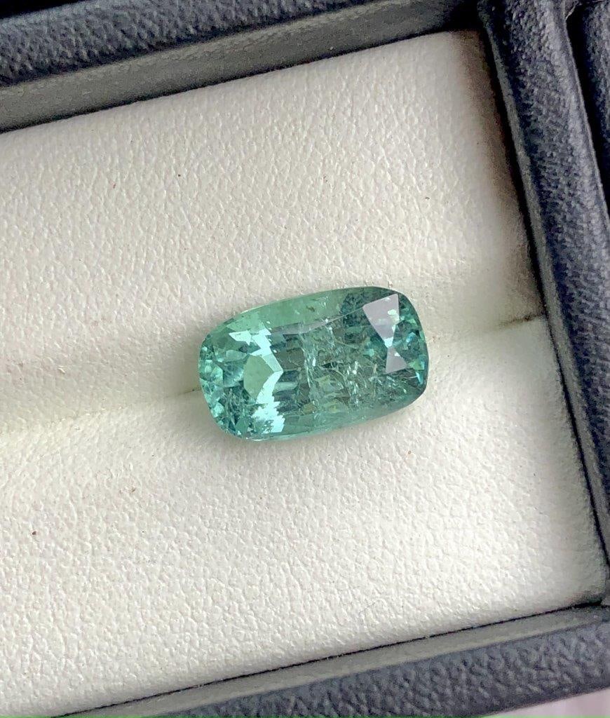 4.85 Carats Natural SeaFoam Tourmaline Afghanistan - 13X8X7 mm: 4.85 Carats Natural SeaFoam Tourmaline Afghanistan - 13X8X7 mmShipping Rate: $15.00 .shipping rates are determined by Parcel weight and destination.Combined shipping: We offer combine shipping on mult