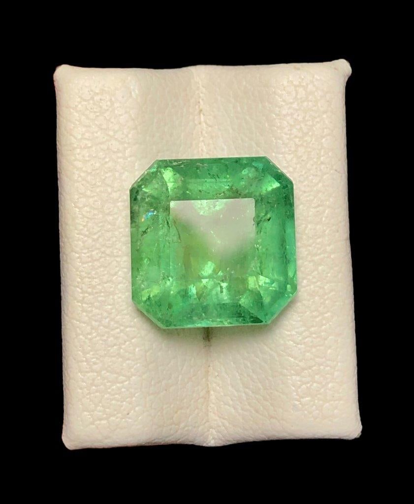 Natural Green Tourmaline from Jabba - 6.40 Carats - 11X11X7 mm (1 of 4)