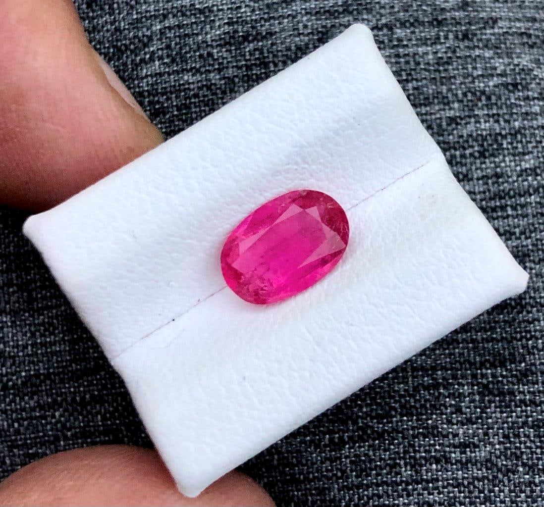 Jewelry Size Rubelite Tourmaline - 1.25 Carats - 9X6X4 mm (1 of 3)