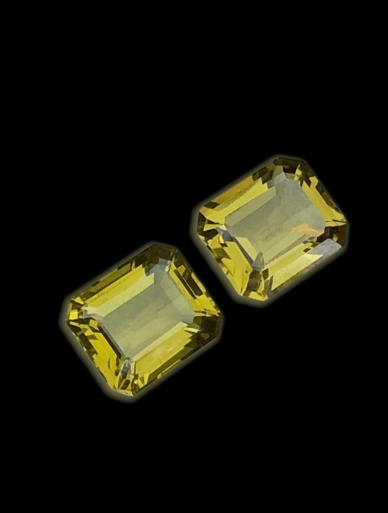 Paired Citrine Quartz 18 Carats - 14X12X8 mm (1 of 2)