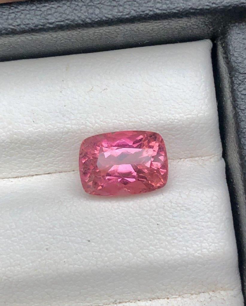 Intense Pink Tourmaline Gemstone - 3.35 Carats - 10X7X6 mm (1 of 5)