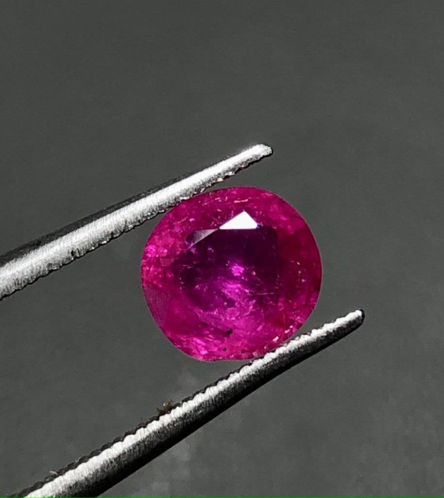 1.25 Carats Natural Ruby From Afganistan - 6.5X6.5X3 mm (1 of 8)