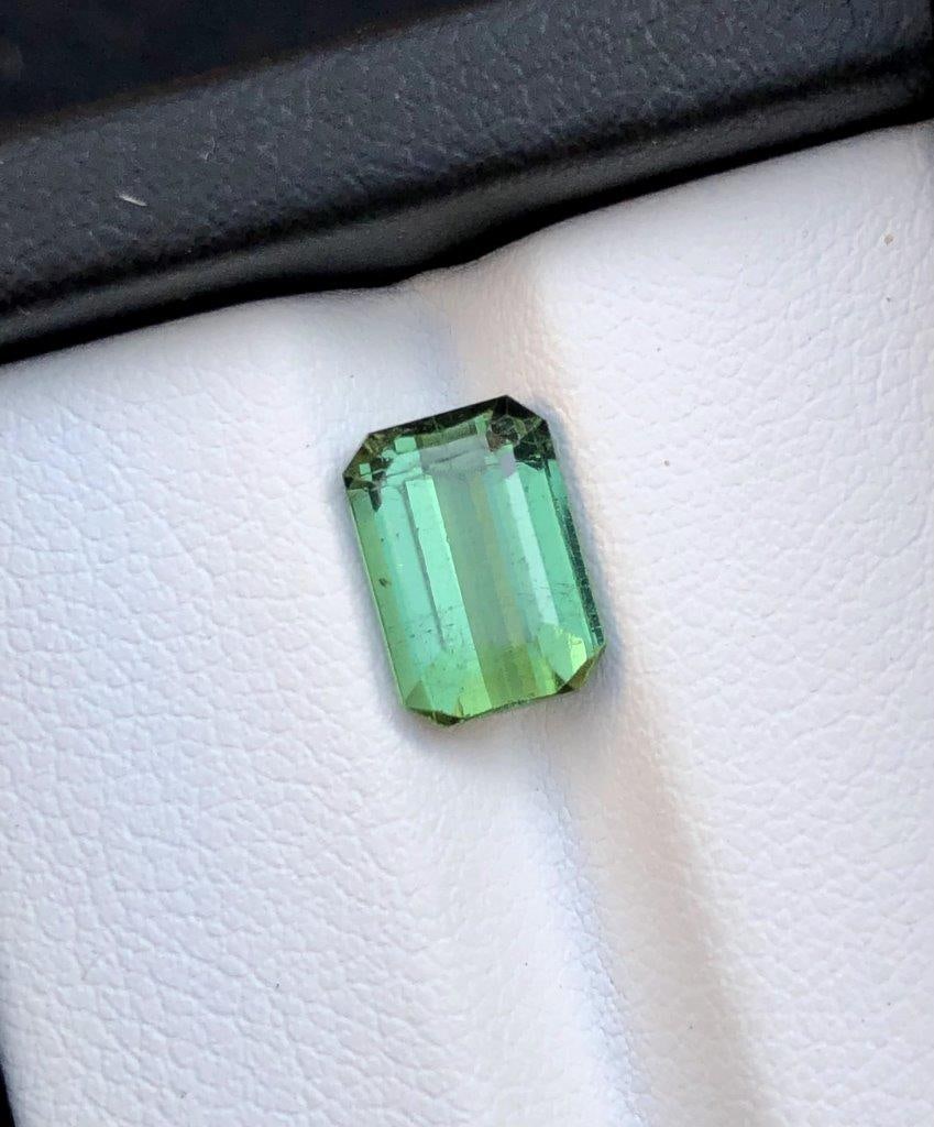1.80 Carats Natural Green Tourmaline Gemstone - 8X5X4 mm (1 of 5)